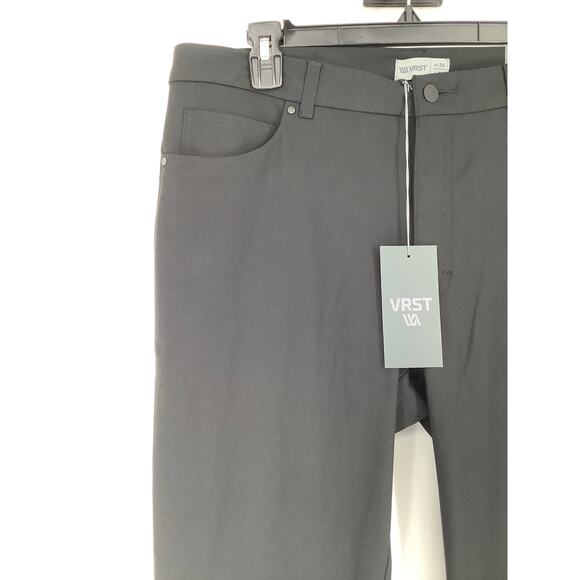 VRST Men's 36x32 Pure Black Commuter 5 Pocket Skinny N3-40 - Picture 3 of 10